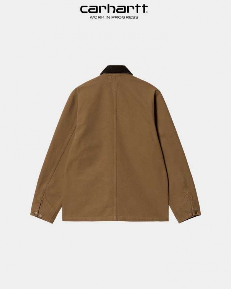 Carhartt Wip Michigan Chore Coat (Spring) Hamilton Brown | TH0000946