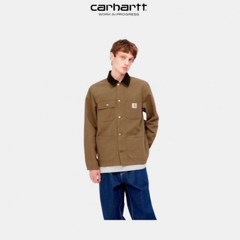 Carhartt Wip Michigan Chore Coat (Spring) Hamilton Brown | TH0000946