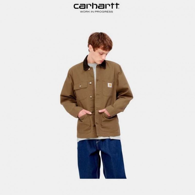 Carhartt Wip Michigan Chore Coat (Spring) Hamilton Brown | TH0000946