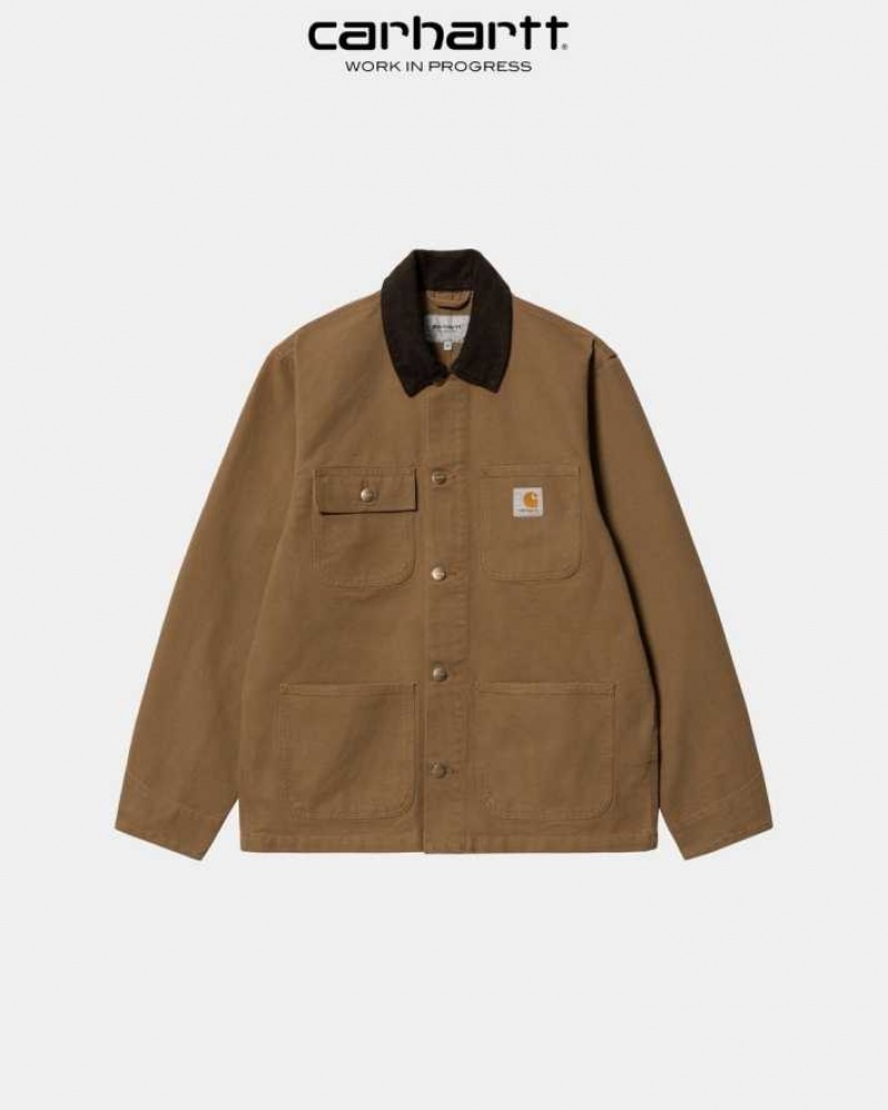 Carhartt Wip Michigan Chore Coat (Spring) Hamilton Brown | TH0000946