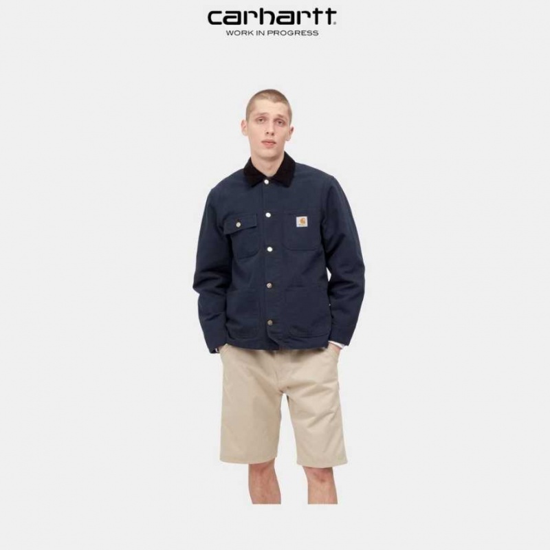 Carhartt Wip Michigan Chore Coat (Spring) Dark Navy | TH0000947