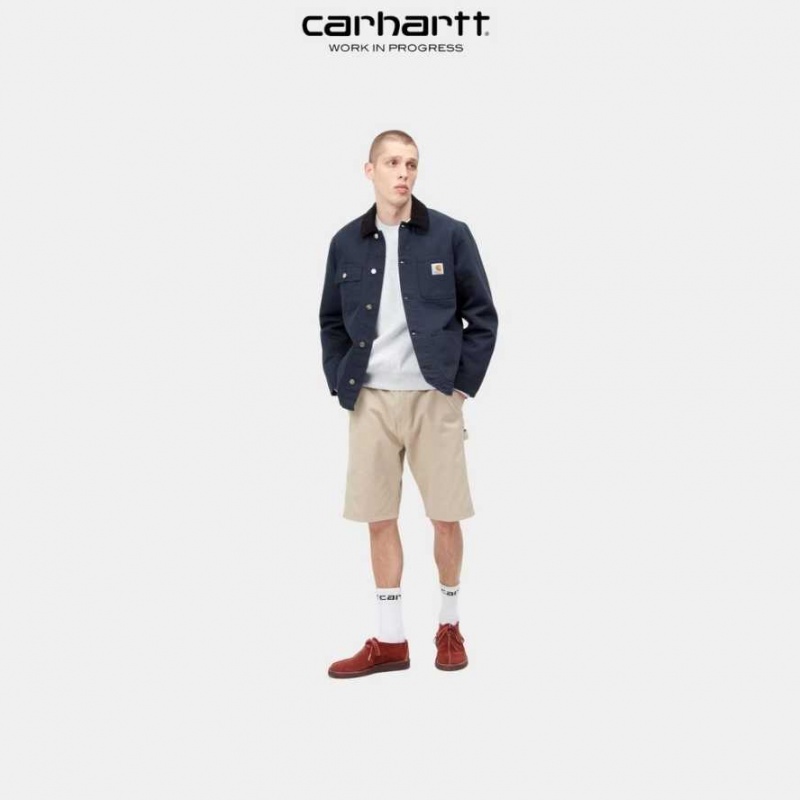 Carhartt Wip Michigan Chore Coat (Spring) Dark Navy | TH0000947