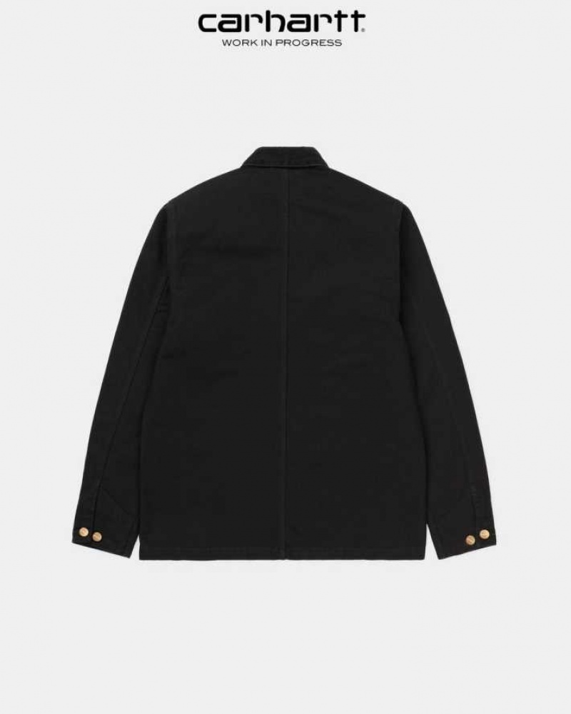 Carhartt Wip Michigan Chore Coat (Spring) Black | TH0000949