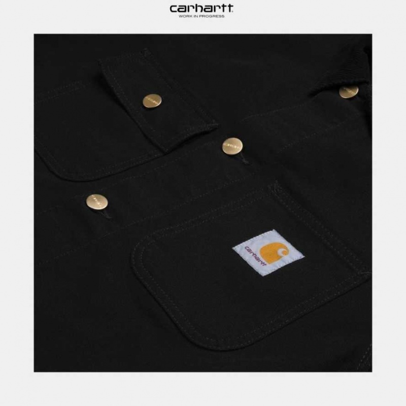 Carhartt Wip Michigan Chore Coat (Spring) Black | TH0000949