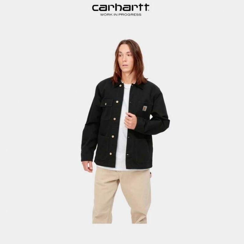 Carhartt Wip Michigan Chore Coat (Spring) Black | TH0000949