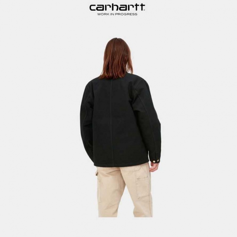 Carhartt Wip Michigan Chore Coat (Spring) Black | TH0000949