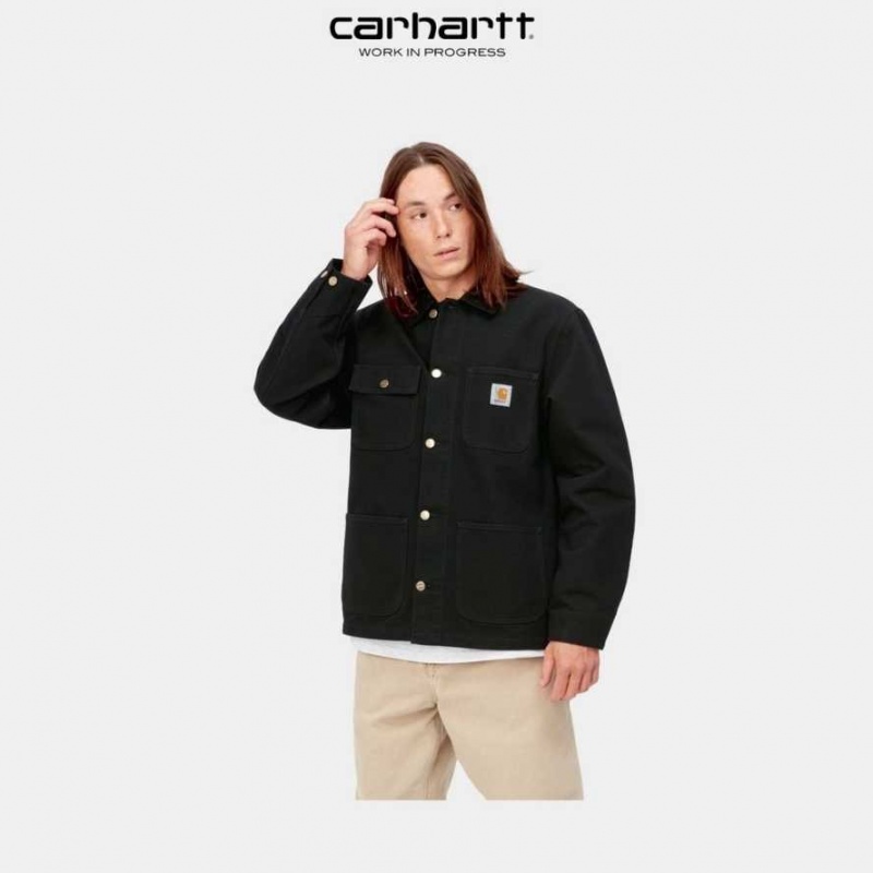 Carhartt Wip Michigan Chore Coat (Spring) Black | TH0000949