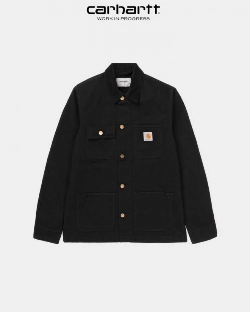 Carhartt Wip Michigan Chore Coat (Spring) Black | TH0000949