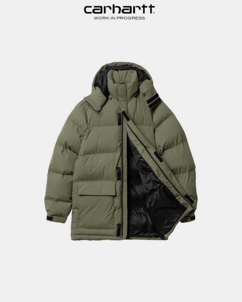 Carhartt Wip Milton Jacket Seaweed | TH0000073