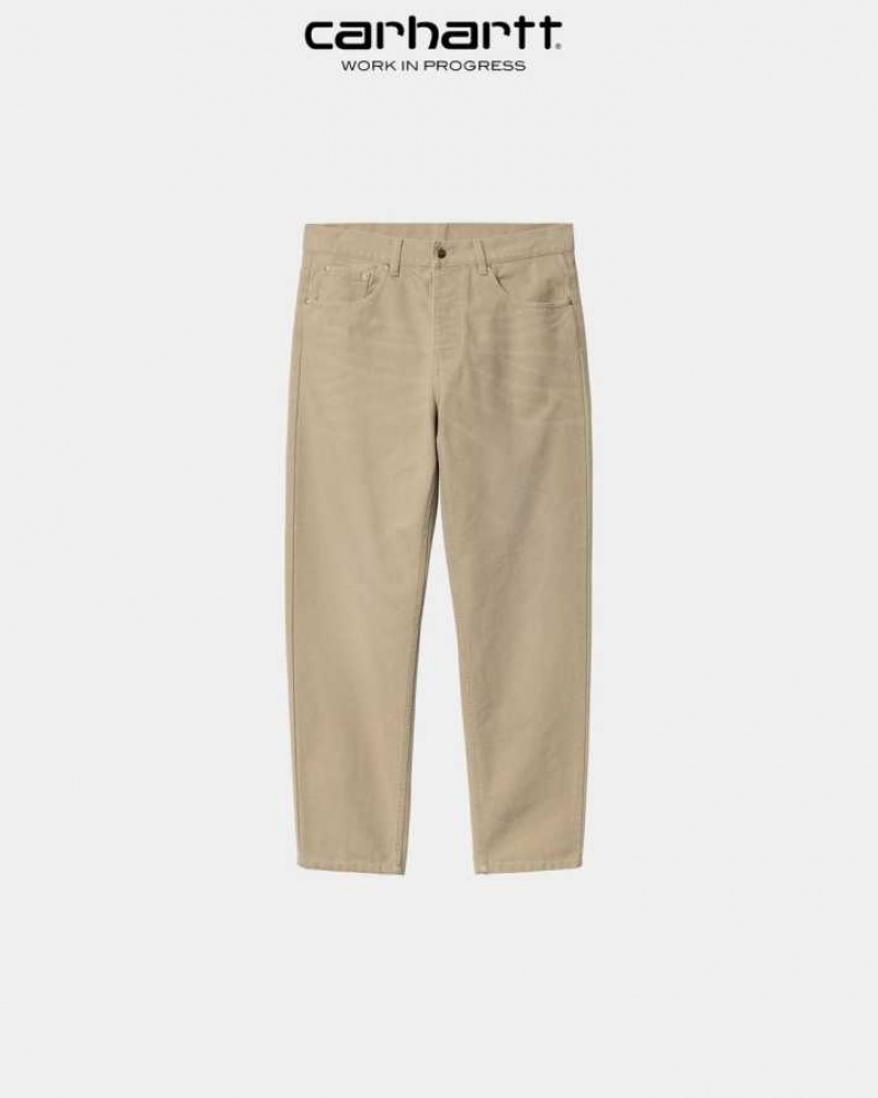 Carhartt Wip Newel Pant Ammonite (aged canvas) | TH0001456