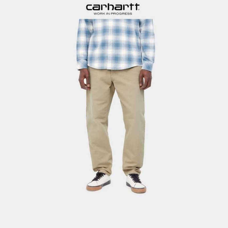 Carhartt Wip Newel Pant Ammonite (aged canvas) | TH0001456