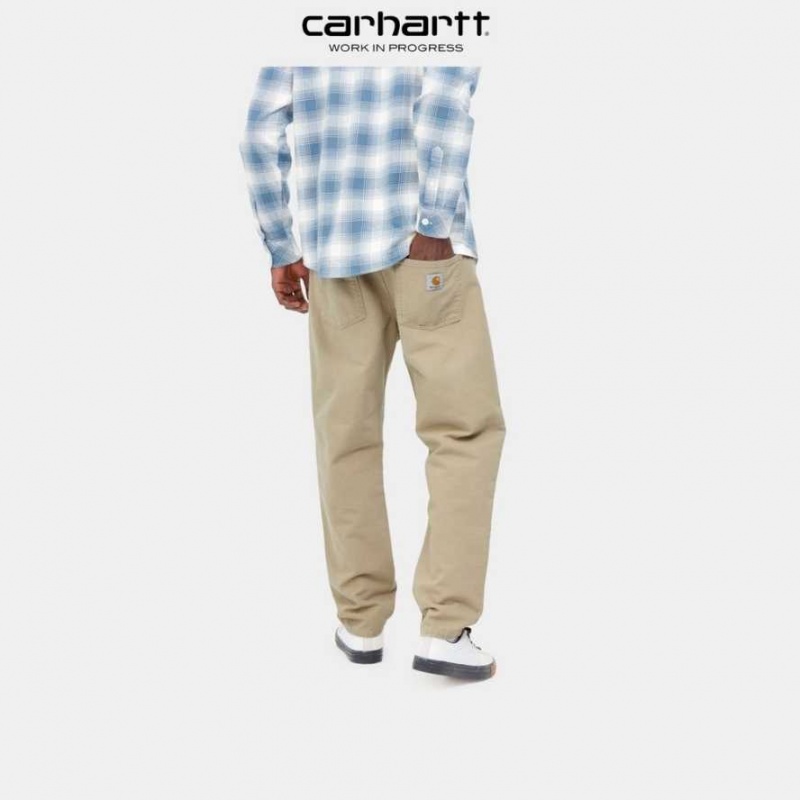 Carhartt Wip Newel Pant Ammonite (aged canvas) | TH0001456