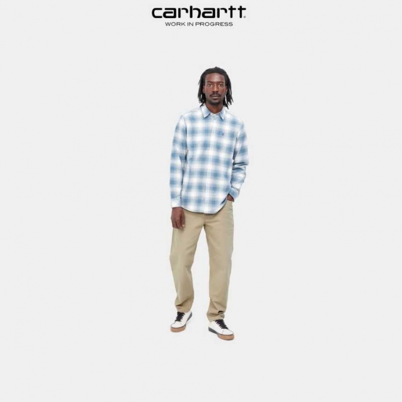 Carhartt Wip Newel Pant Ammonite (aged canvas) | TH0001456