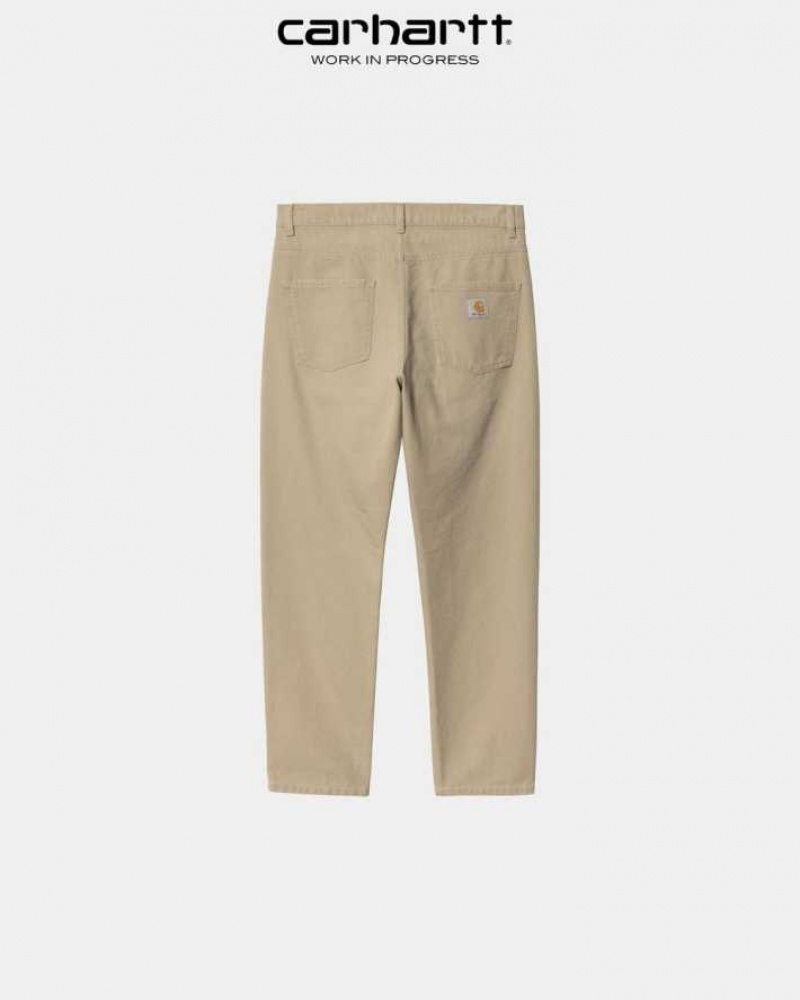 Carhartt Wip Newel Pant Ammonite (aged canvas) | TH0001456