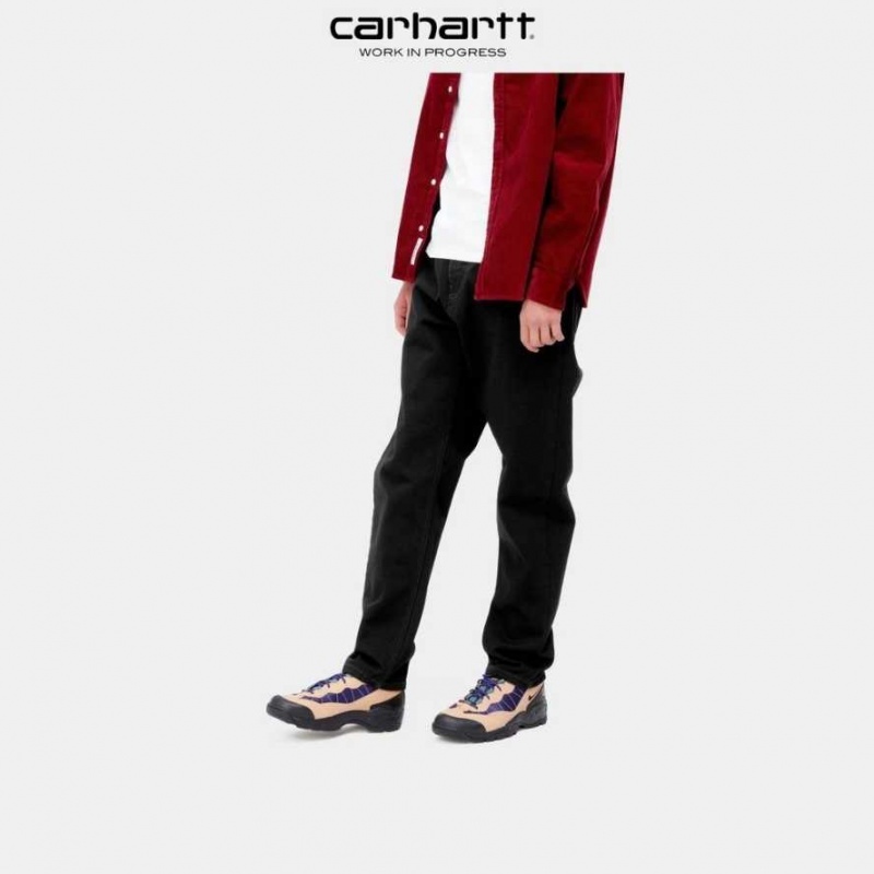 Carhartt Wip Newel Pant Black (one wash) | TH0001451