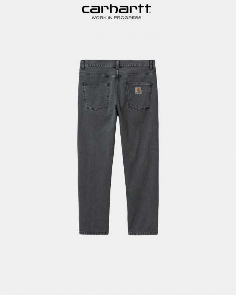 Carhartt Wip Newel Pant Black (stone bleached) | TH0001453