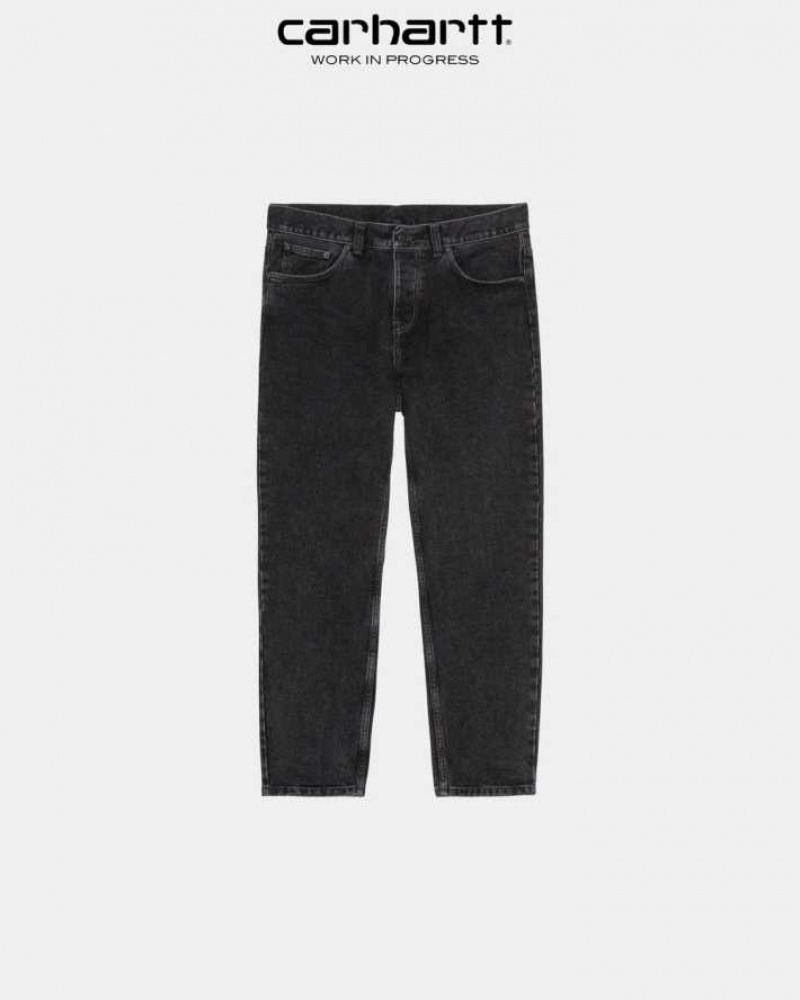 Carhartt Wip Newel Pant Black (stone washed) | TH0001454