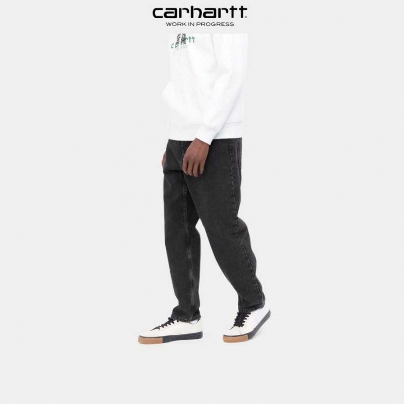 Carhartt Wip Newel Pant Black (stone washed) | TH0001454