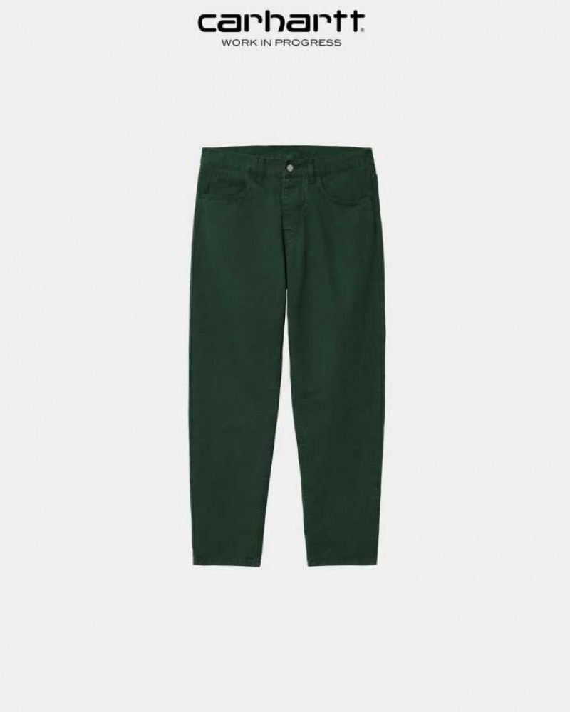 Carhartt Wip Newel Pant Dark Cedar (aged canvas) | TH0001457