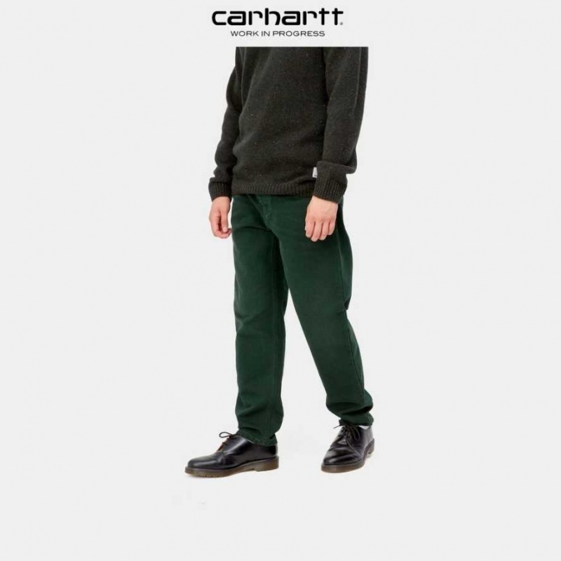 Carhartt Wip Newel Pant Dark Cedar (aged canvas) | TH0001457