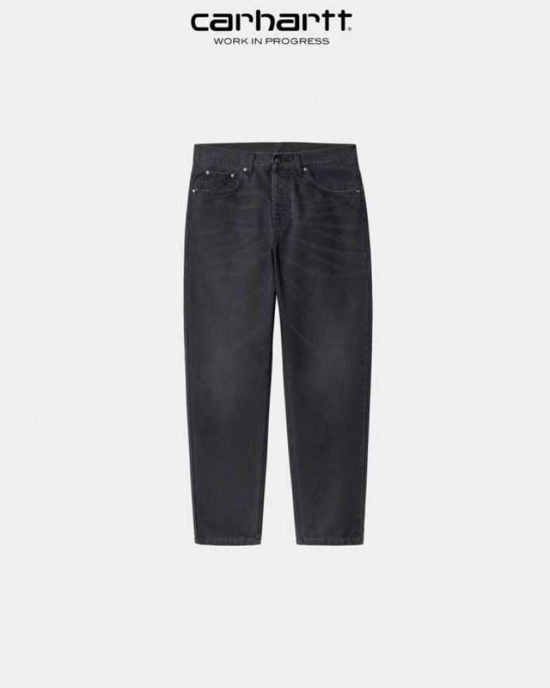 Carhartt Wip Newel Pant Soot (aged canvas) | TH0001455