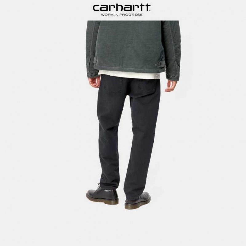 Carhartt Wip Newel Pant Soot (aged canvas) | TH0001455