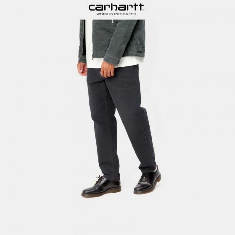 Carhartt Wip Newel Pant Soot (aged canvas) | TH0001455