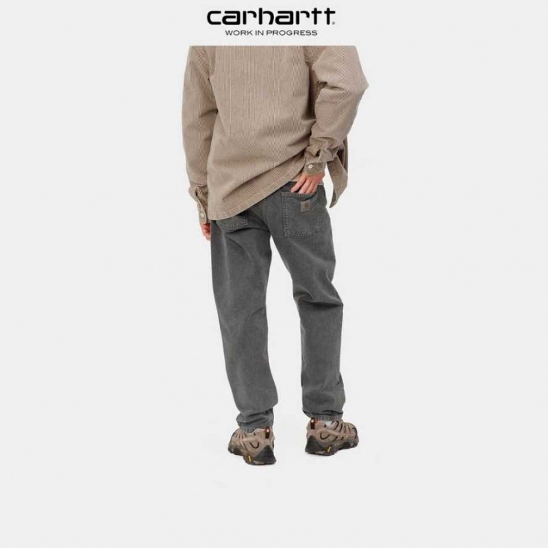 Carhartt Wip Newel Pant Vulcan (worn washed) | TH0001458