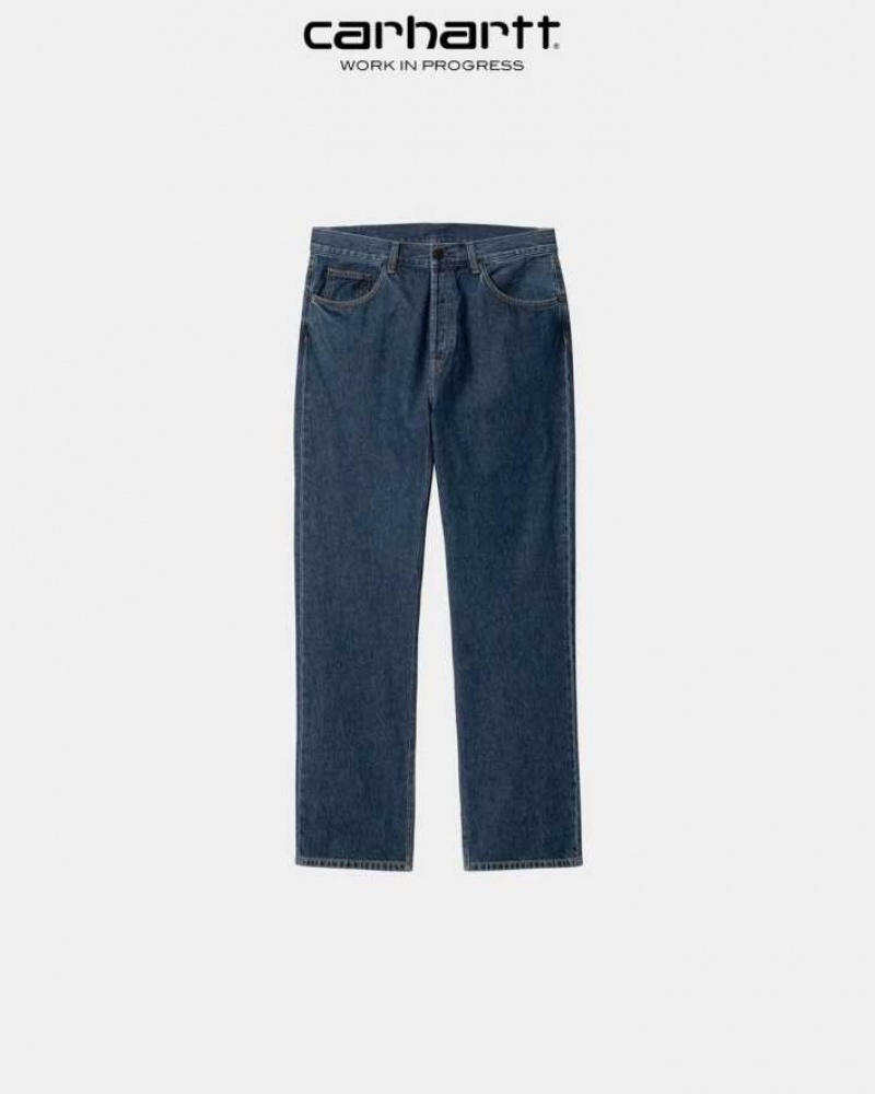 Carhartt Wip Nolan Pant Blue (heavy stone wash) | TH0001459