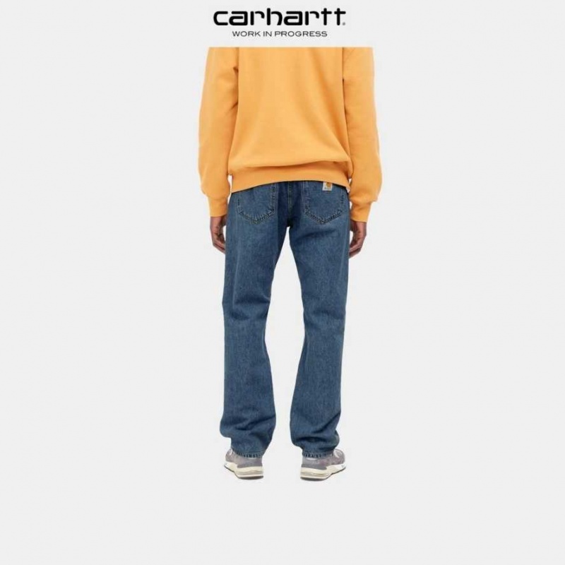 Carhartt Wip Nolan Pant Blue (heavy stone wash) | TH0001459