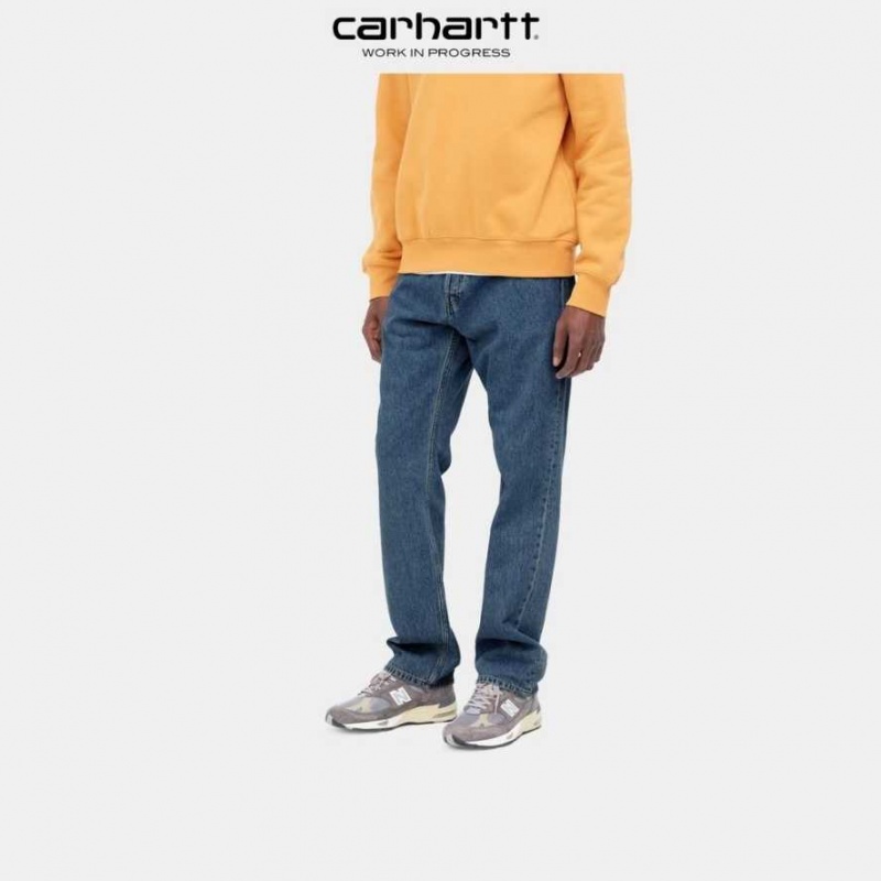 Carhartt Wip Nolan Pant Blue (heavy stone wash) | TH0001459