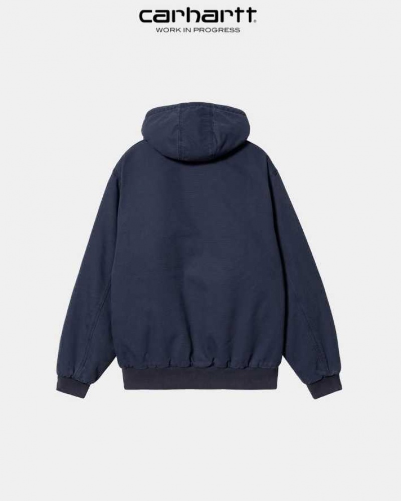 Carhartt Wip OG Active Jacket (Winter) Enzian (aged canvas) | TH0000099