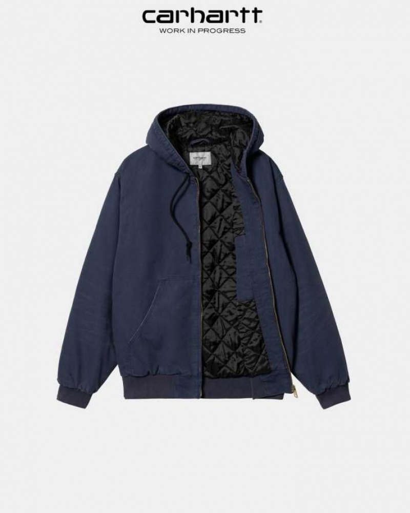 Carhartt Wip OG Active Jacket (Winter) Enzian (aged canvas) | TH0000099