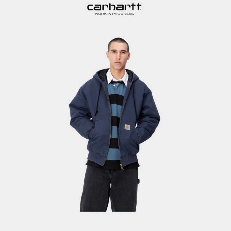 Carhartt Wip OG Active Jacket (Winter) Enzian (aged canvas) | TH0000099