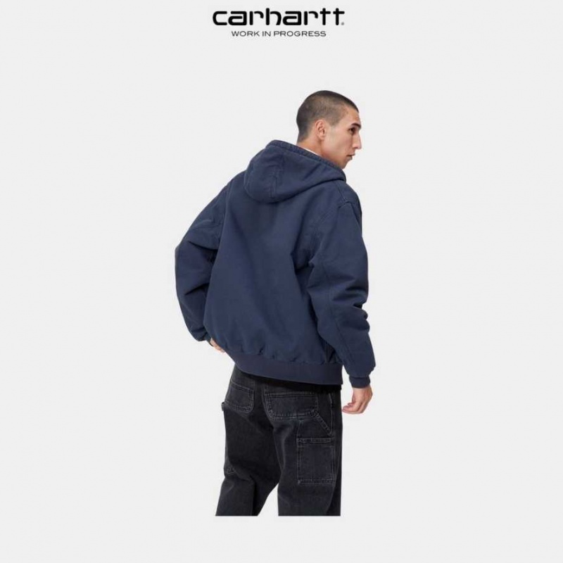 Carhartt Wip OG Active Jacket (Winter) Enzian (aged canvas) | TH0000099