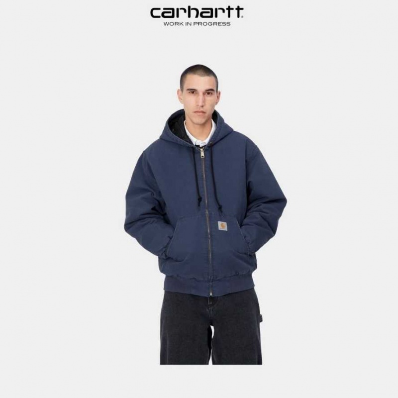 Carhartt Wip OG Active Jacket (Winter) Enzian (aged canvas) | TH0000099