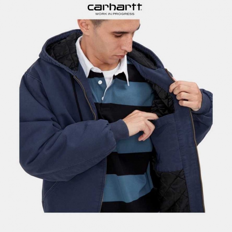 Carhartt Wip OG Active Jacket (Winter) Enzian (aged canvas) | TH0000099