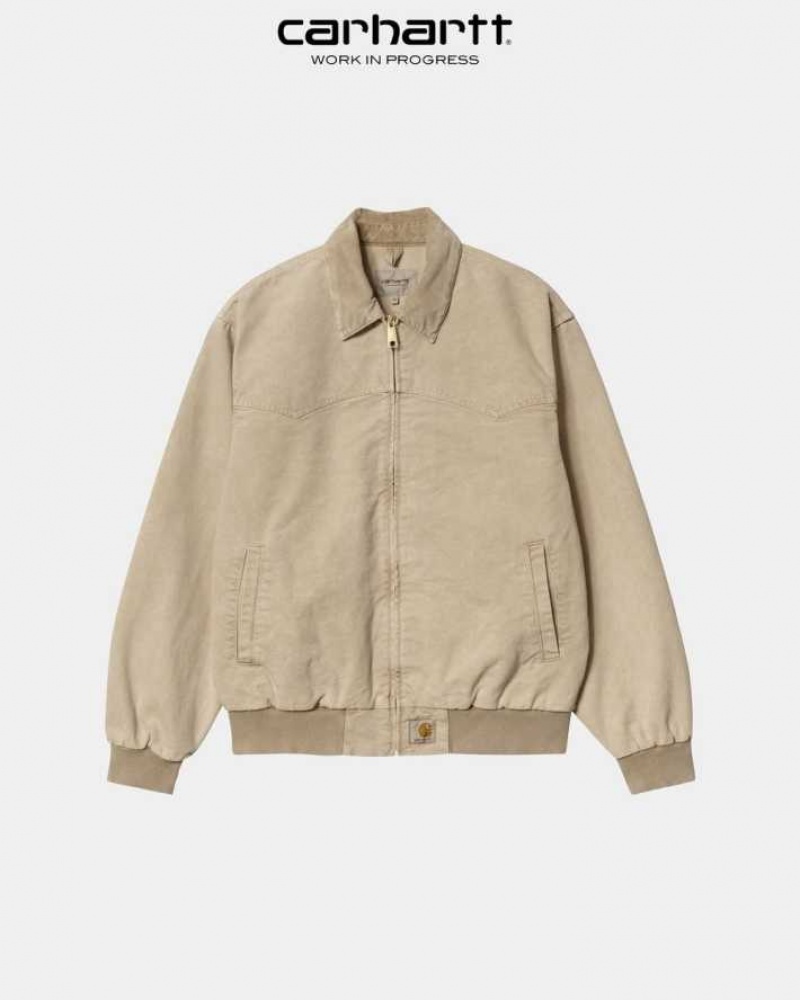 Carhartt Wip OG Santa Fe Jacket Dusty Hamilton Brown | TH0000106