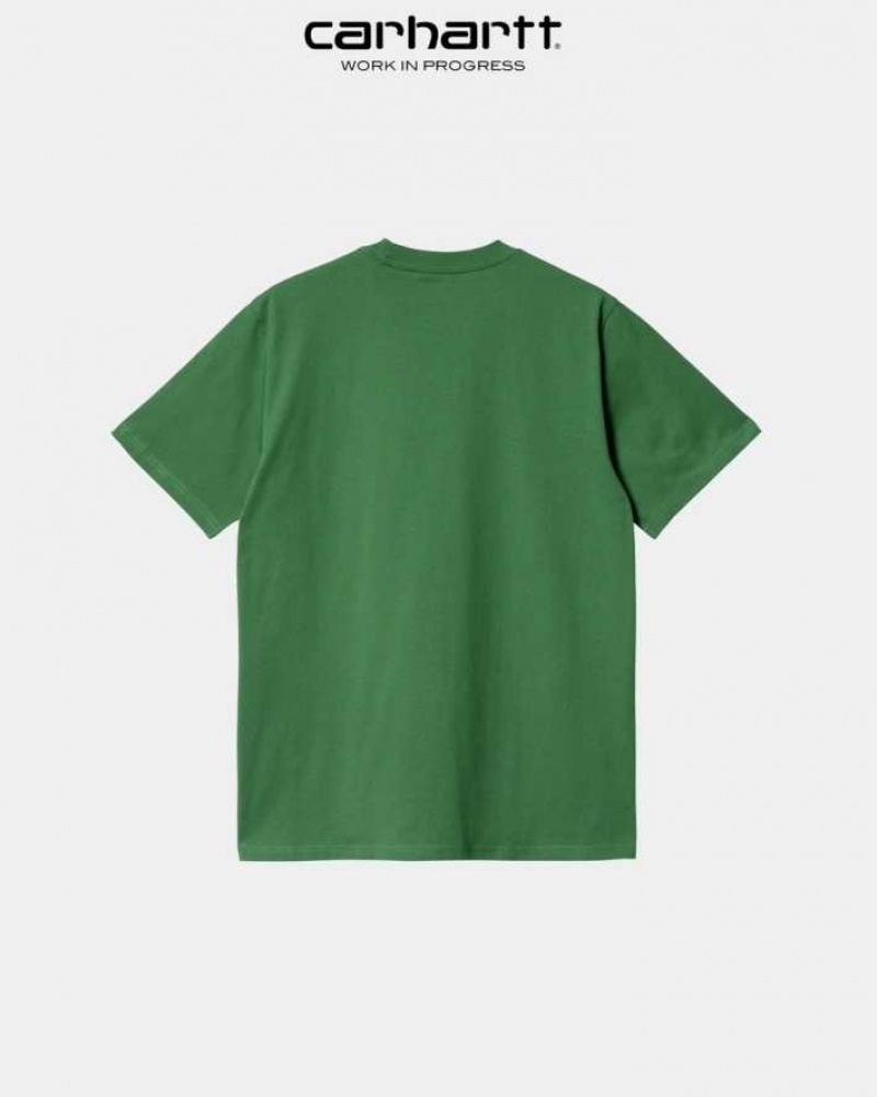 Carhartt Wip Piece Of Work T-Shirt Bonsai | TH0002285