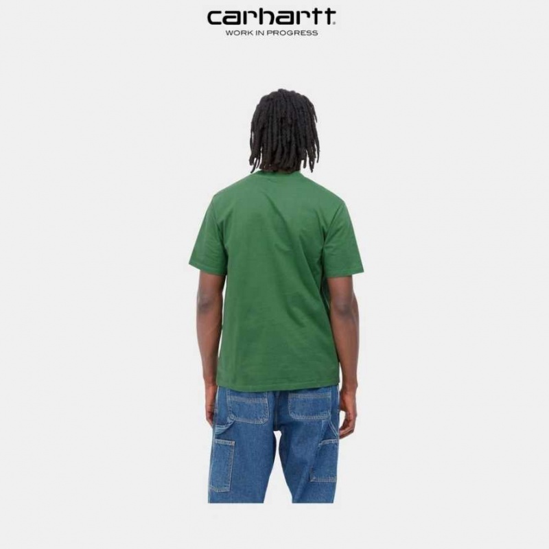 Carhartt Wip Piece Of Work T-Shirt Bonsai | TH0002285