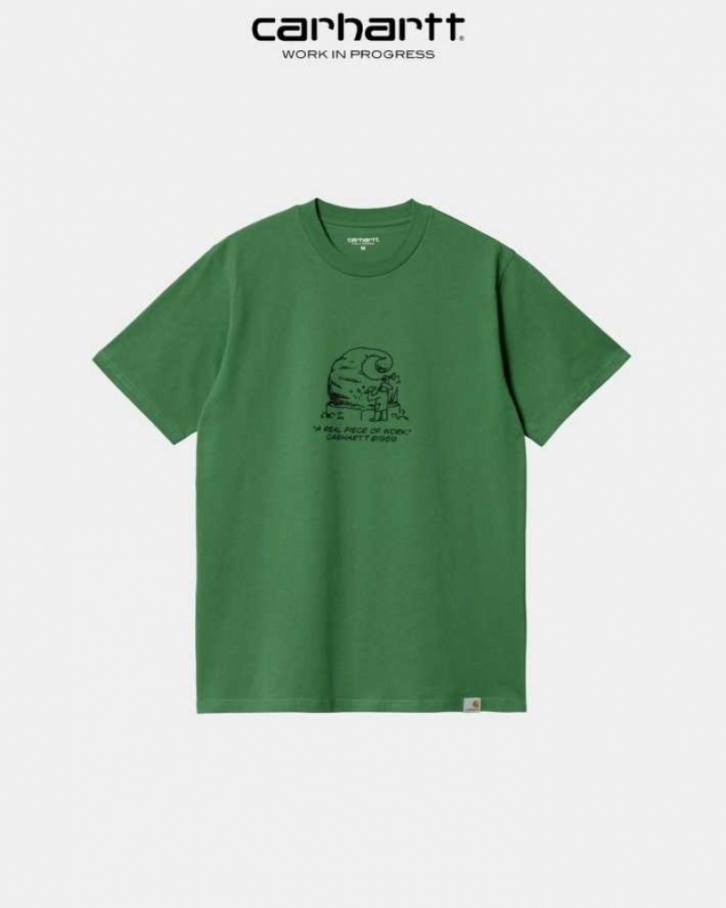 Carhartt Wip Piece Of Work T-Shirt Bonsai | TH0002285