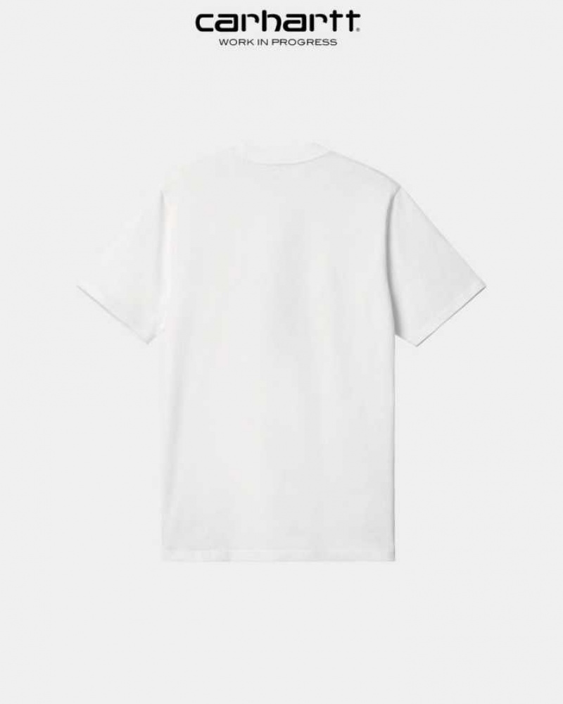 Carhartt Wip Piece Of Work T-Shirt White | TH0002288