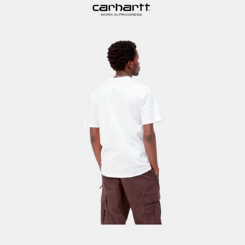 Carhartt Wip Piece Of Work T-Shirt White | TH0002288