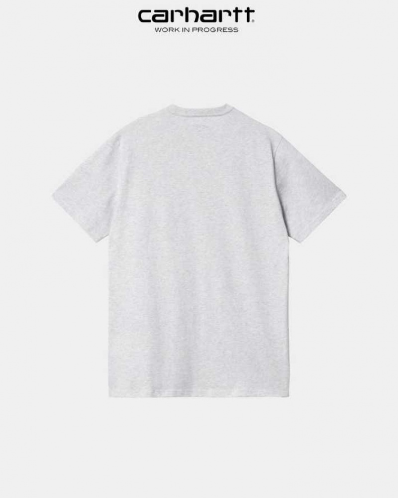 Carhartt Wip Pocket T-Shirt Ash Heather | TH0002292