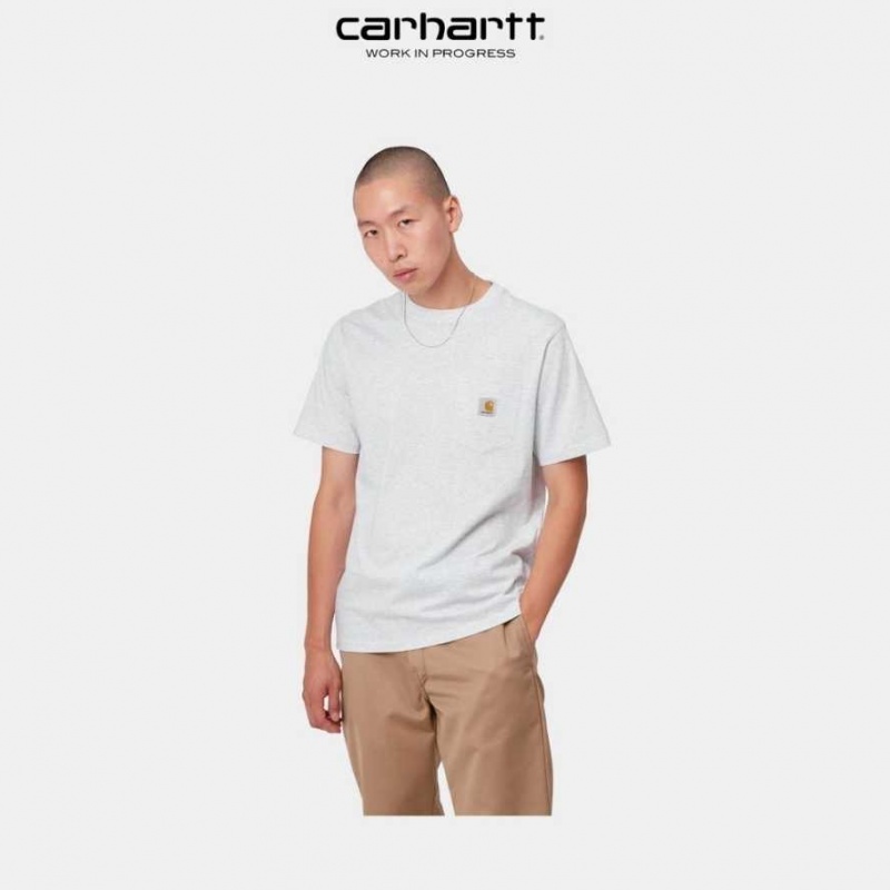 Carhartt Wip Pocket T-Shirt Ash Heather | TH0002292