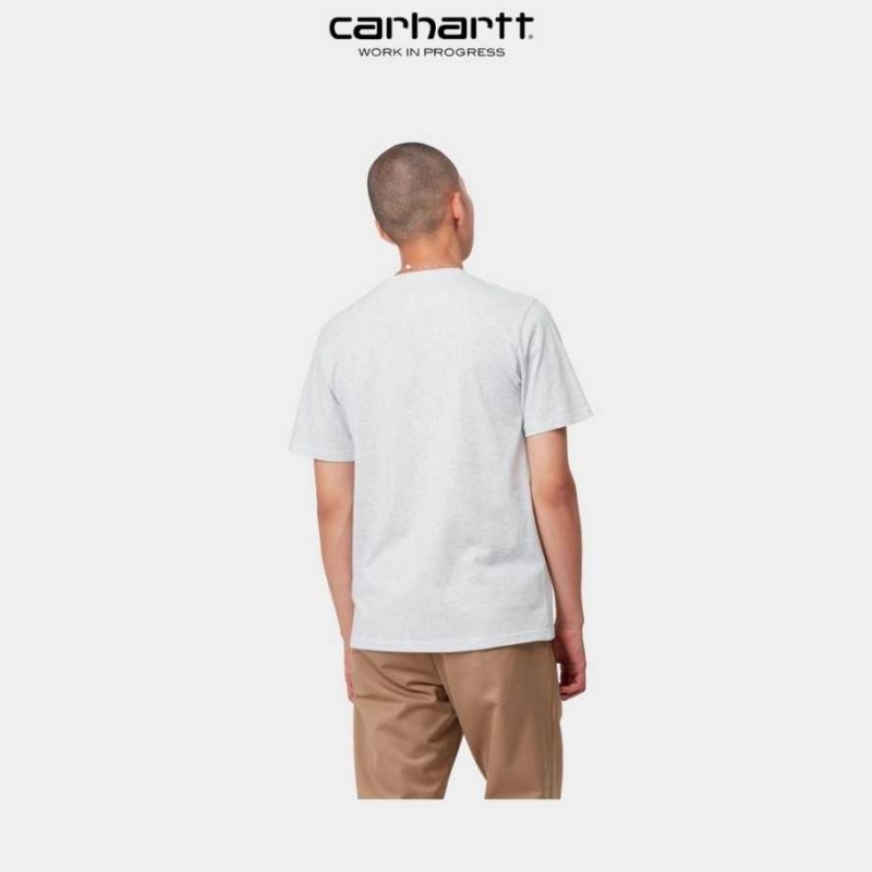 Carhartt Wip Pocket T-Shirt Ash Heather | TH0002292