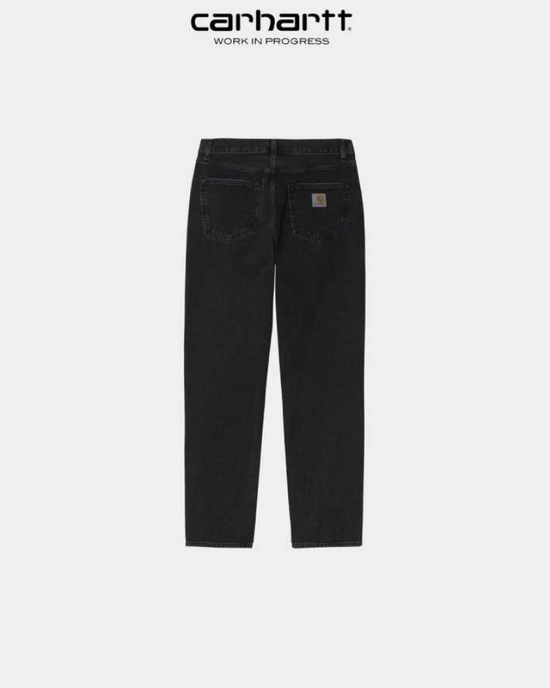 Carhartt Wip Pontiac Pant Black (stone washed) | TH0001486