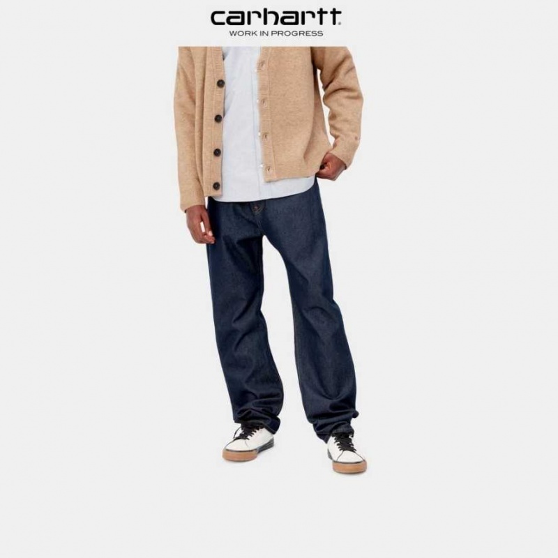 Carhartt Wip Pontiac Pant Blue (one wash) | TH0001485