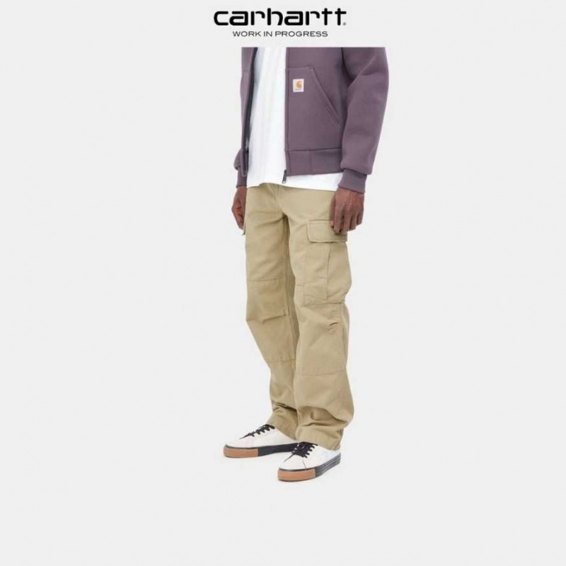 Carhartt Wip Regular Cargo Pant - Garment Dyed Twill Ammonite | TH0001492