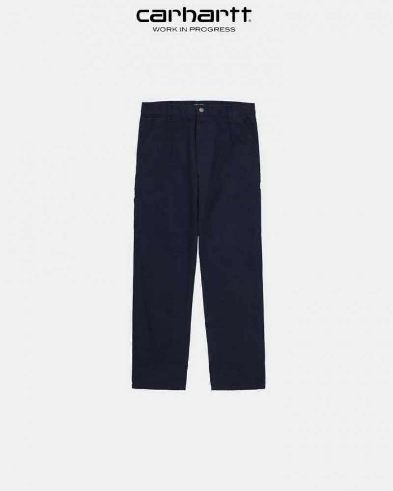 Carhartt Wip Ruck Single Knee Pant Dark Navy | TH0001506